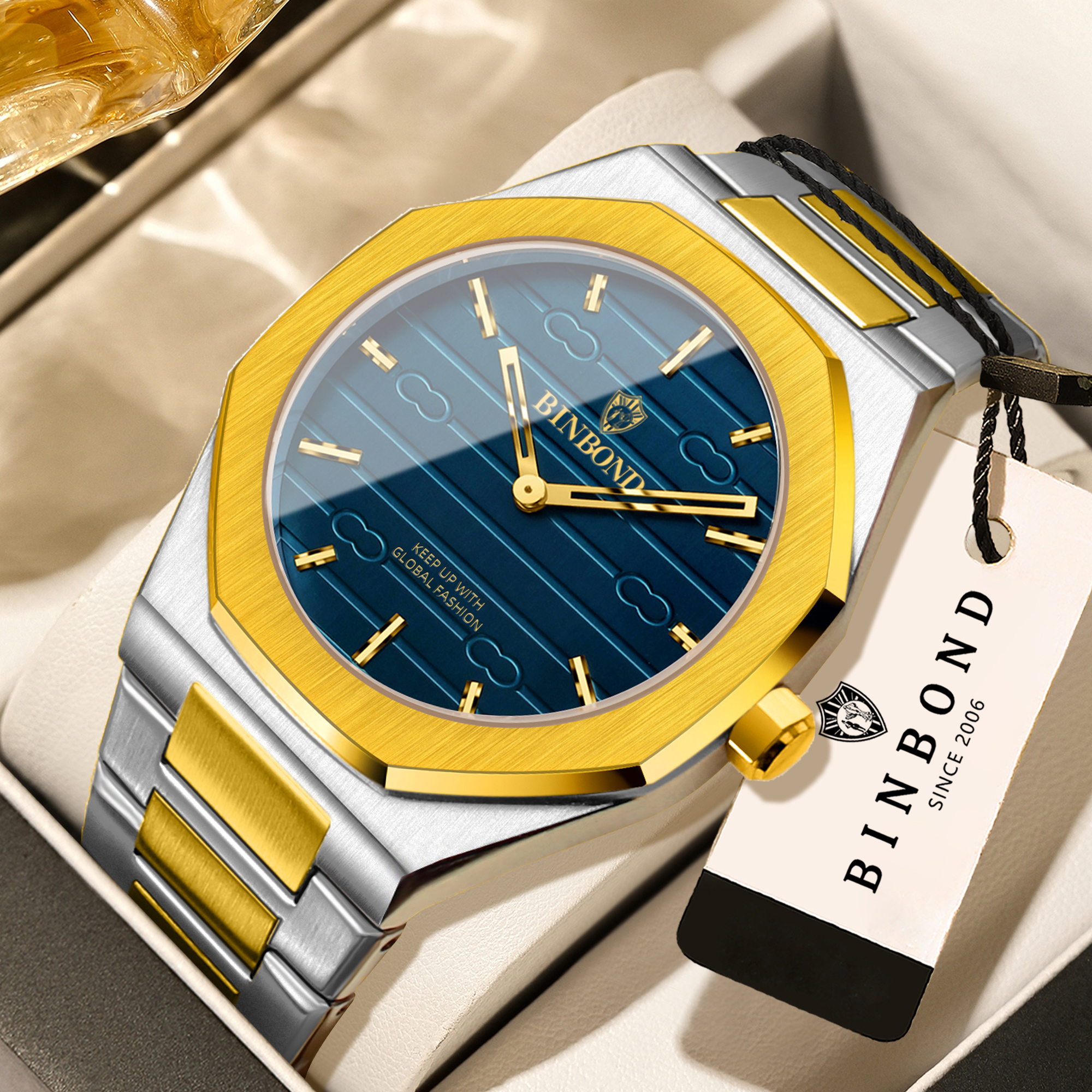 Electronics Gadgets For Men - BINBOND Luxe Vintage Quartz Horloges Voor