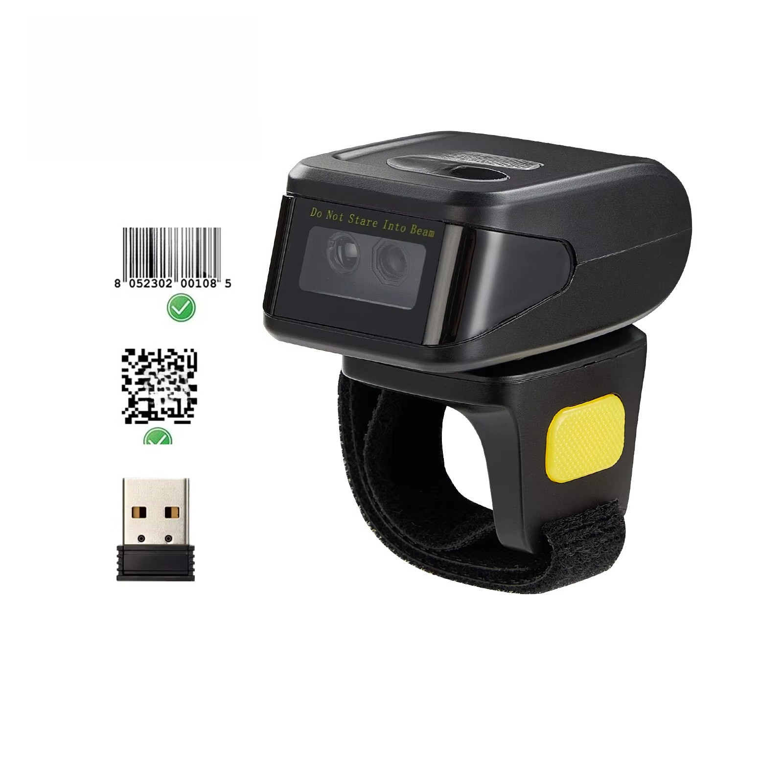 Barcode Scanner Wireless - Eyoyo Bedrade en draadloze dubbele verbinding