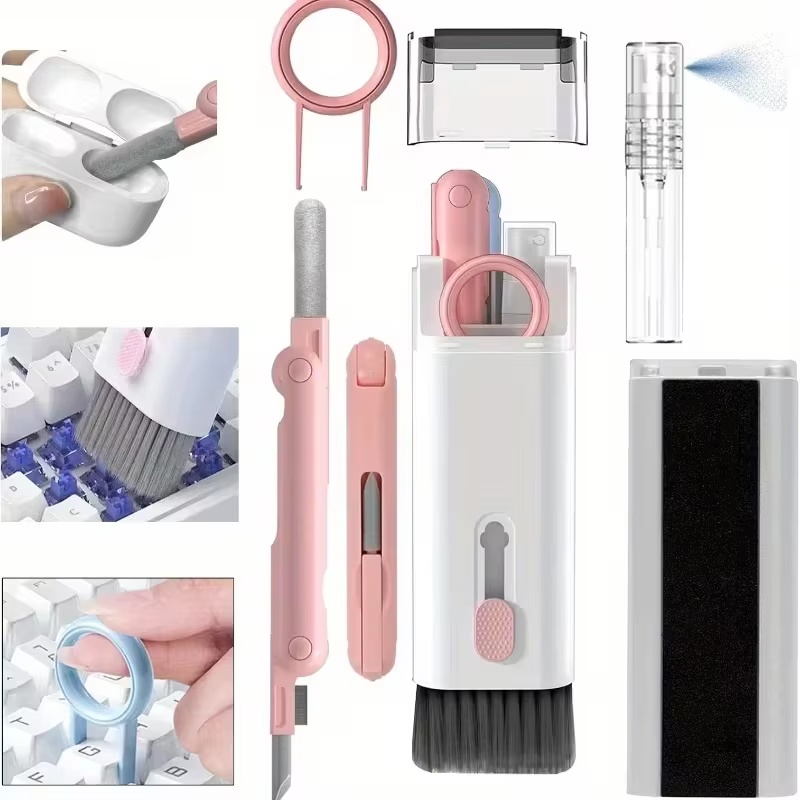 Smart Pen Digital - 7-in-1 oordopjesreinigingsborstelset, toetsenbordreinigingspen, keycap-puller voor AirPods,