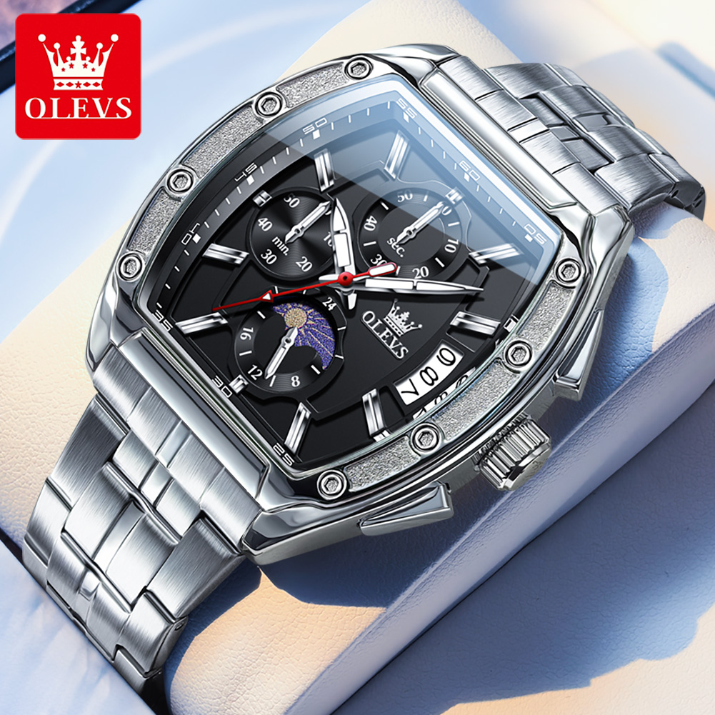 Electronics Gadgets For Men - OLEVS 3661 Quartz Horloge Barrel Design