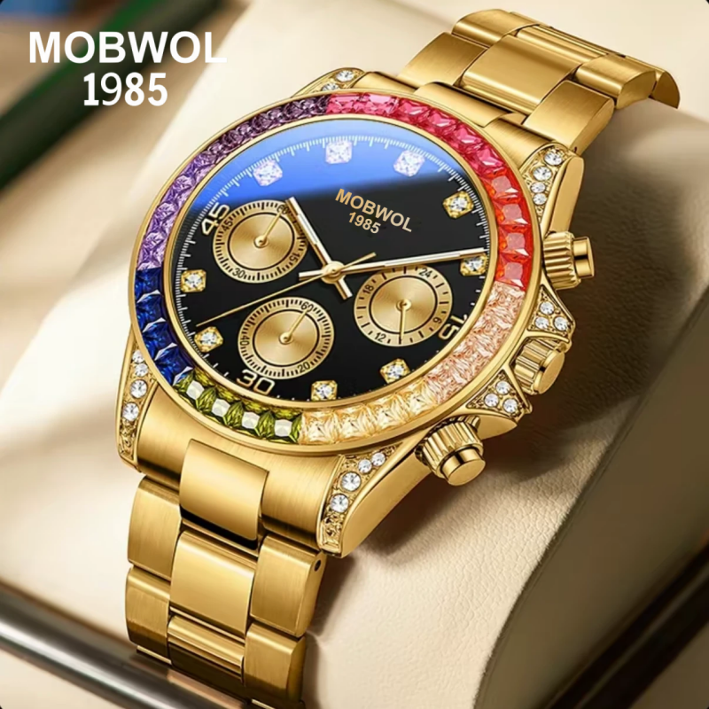 Electronics Gadgets For Men - Nieuw MOBWOL herenhorloge High-end zakelijk nachtlampje