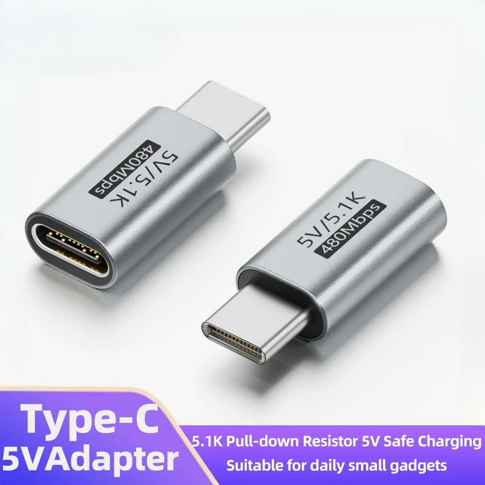 Electronics And Gadgets With C - USB-C 5.1K Weerstand Oplaadadapter Veilige 5V