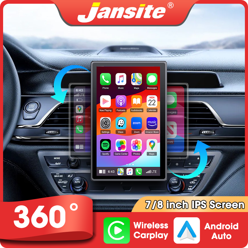 Electronics Gadgets For Car - 7-inch draaibaar CarPlay-scherm, ondersteunt horizontale en