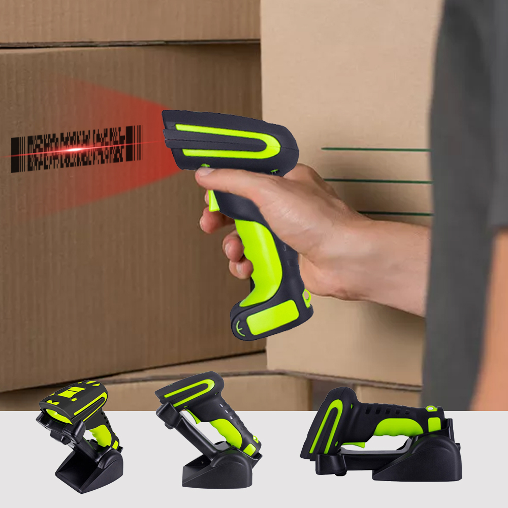 Barcode Scanner Wireless - 8020W Vaste standaard Bluetooth Industriële IP54