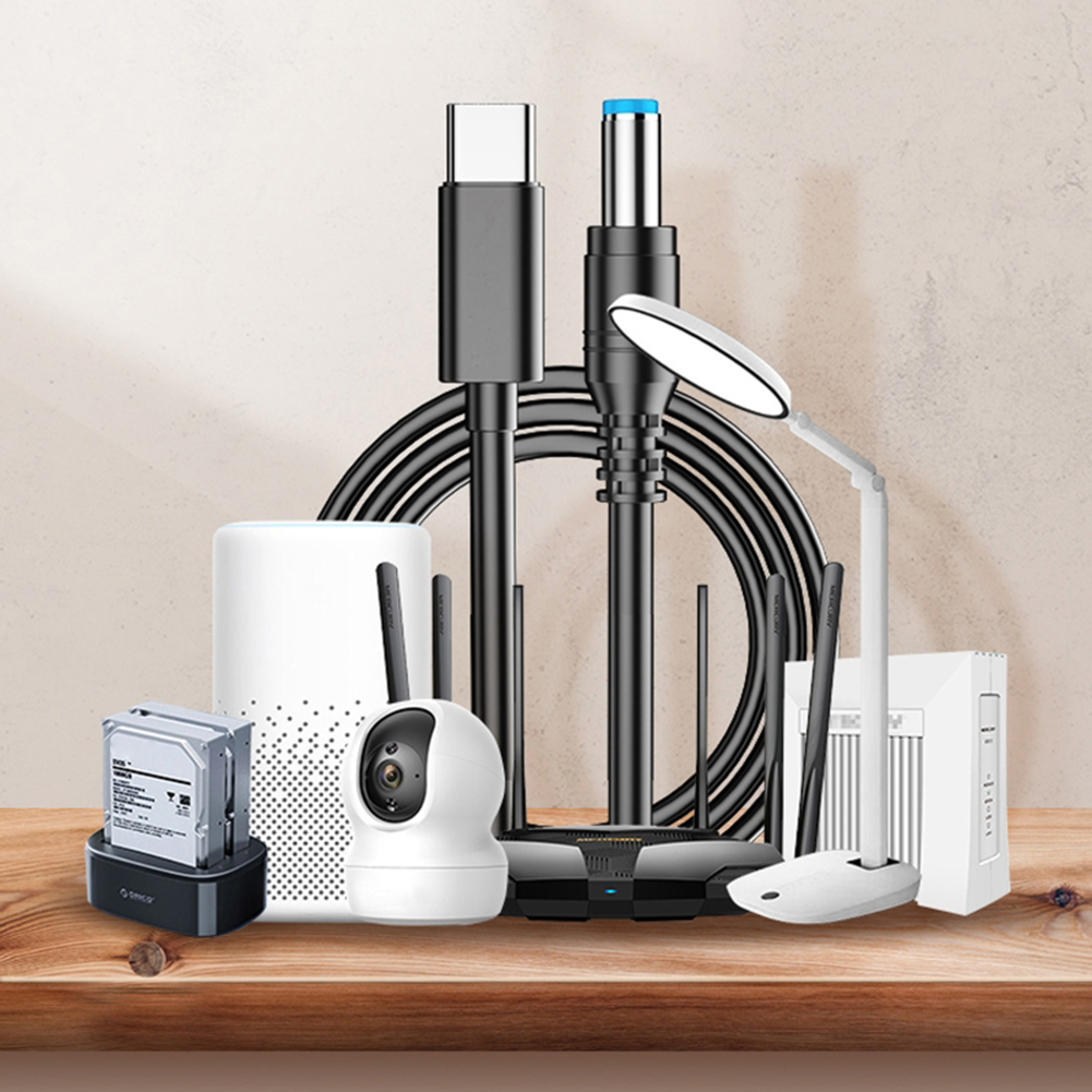 Electronics And Gadgets With C - 120cm USB Type-C naar DC-voedingskabel, compatibel
