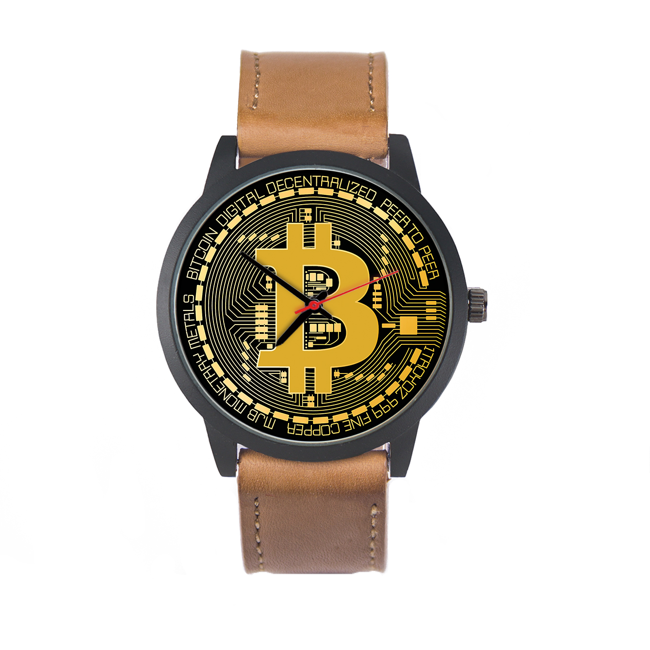 Electronics Gadgets For Men - Zwarte mannen cadeaukeuze roségouden herenhorloge souvenir