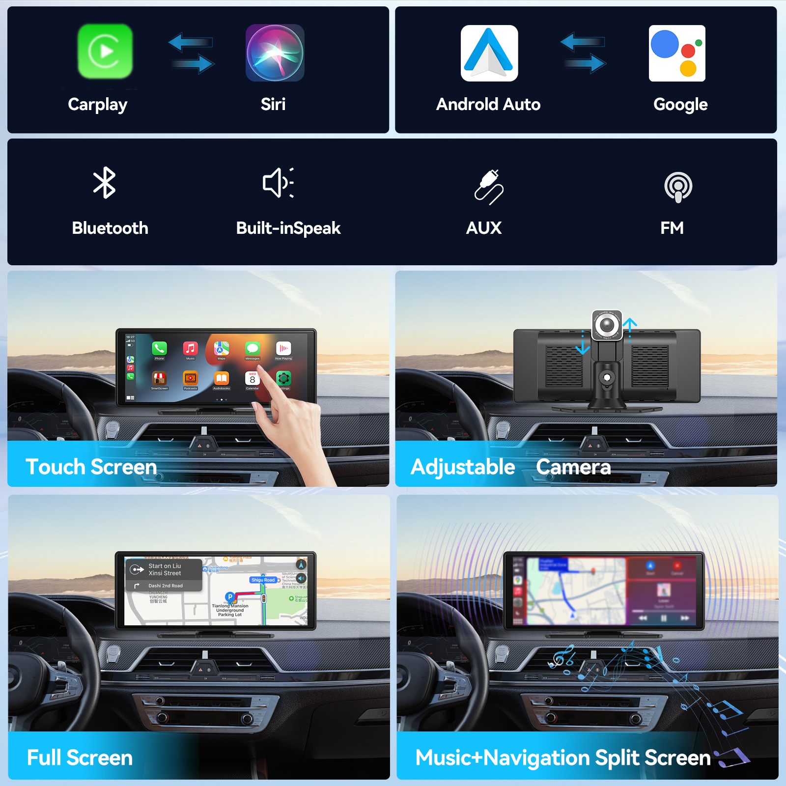 Universeel draagbaar draadloos - Electronics Gadgets For Car recensie en prijs
