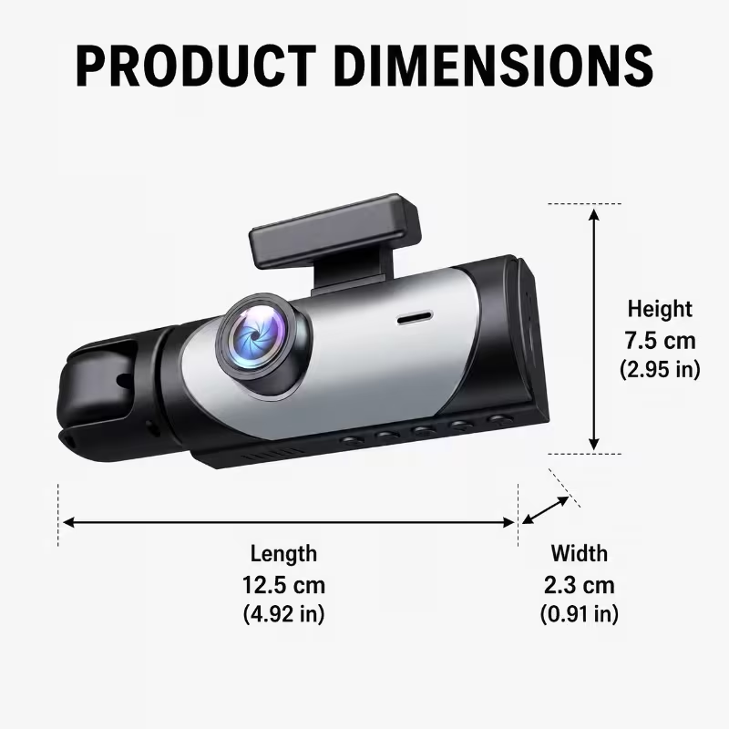 2/3-kanaals HD dashcam, 1080p  - Panoramic Dash Cam 360 recensie en prijs