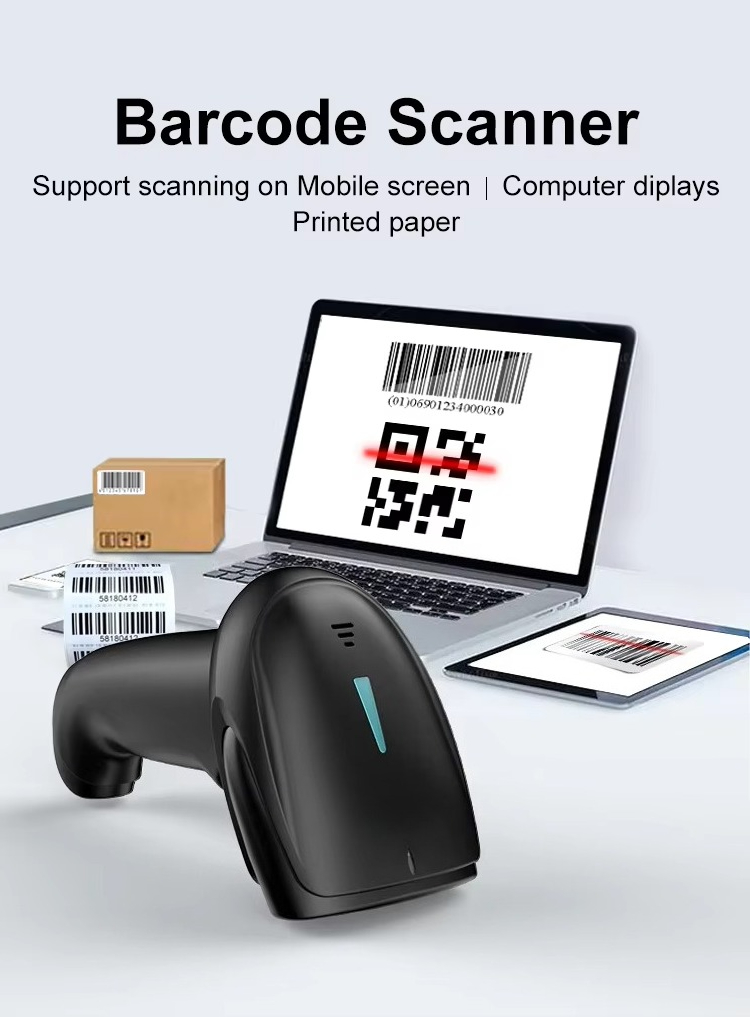 USB Draadloos voor 2.4G Barcod - Barcode Scanner Wireless recensie en prijs