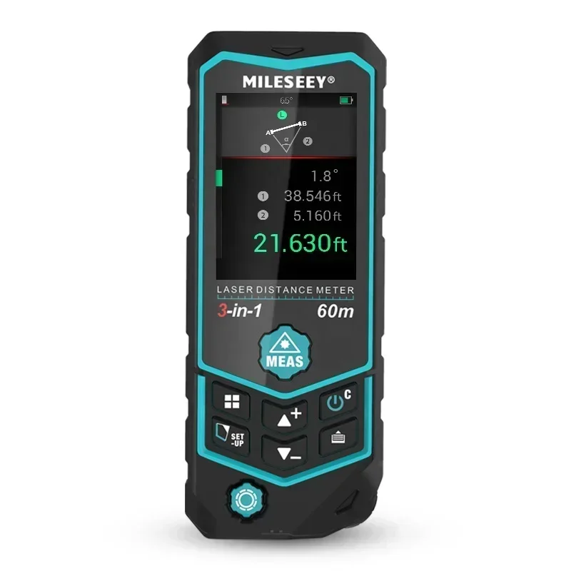 Mileseey R2B 60M USB Oplaadbar - Laser Distance Measure recensie en prijs
