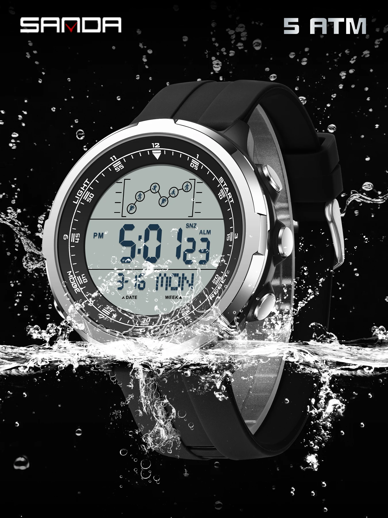 SANDA Digitaal Horloge Heren M - Electronics Gadgets For Men recensie en prijs