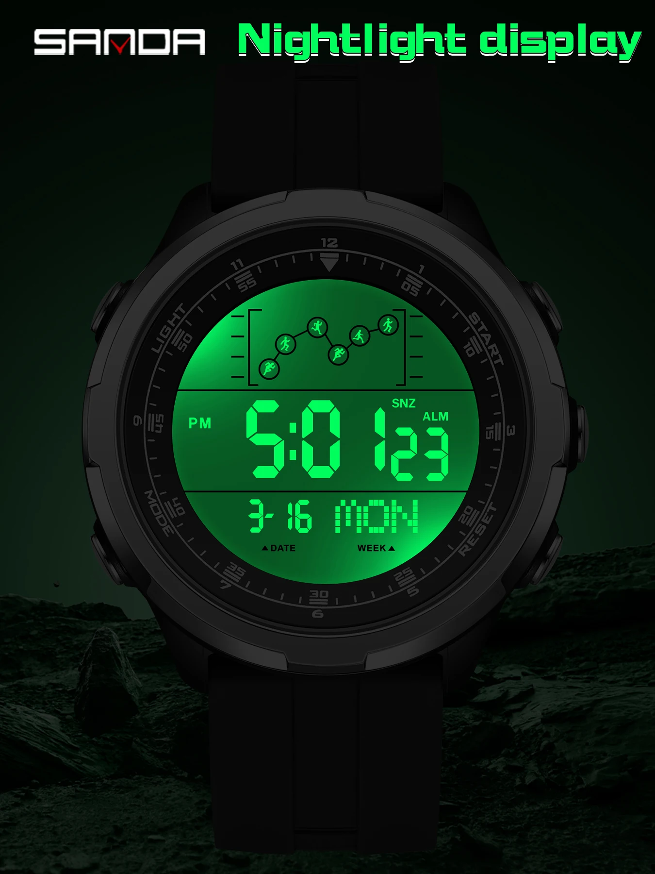 SANDA Digitaal Horloge Heren M - Electronics Gadgets For Men recensie en prijs