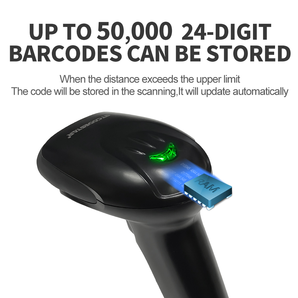 GTCODESTAR QR Draadloze 1D 2D  - Barcode Scanner Wireless recensie en prijs