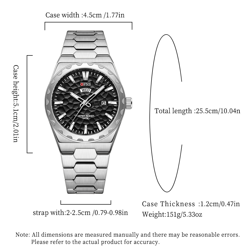 OFNS Business Herenhorloge Qua - Electronics Gadgets For Men recensie en prijs