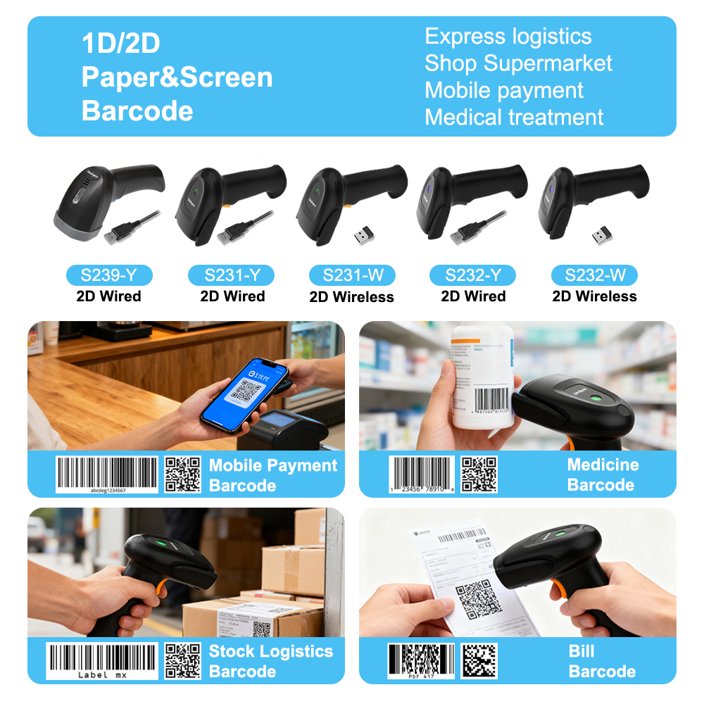 2D 1D Draadloze Handheld Barco - Barcode Scanner Wireless recensie en prijs