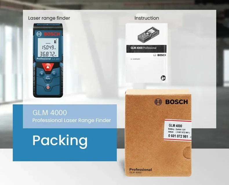BOSCH GLM 4000 Laser Range Fin - Laser Distance Measure recensie en prijs