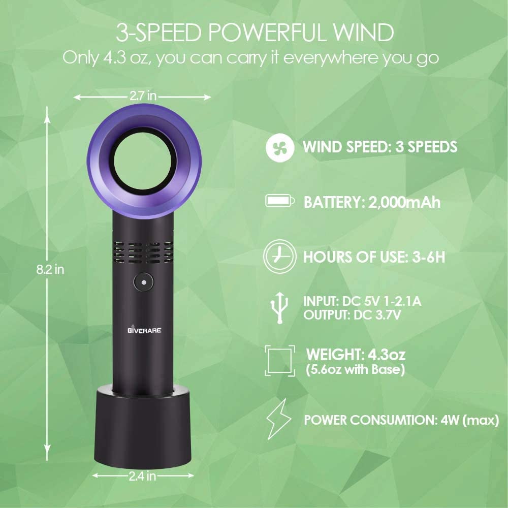 Usb Oplaadbare Bladeless Geen  - Smart Electronics Gadgets For Home recensie en prijs