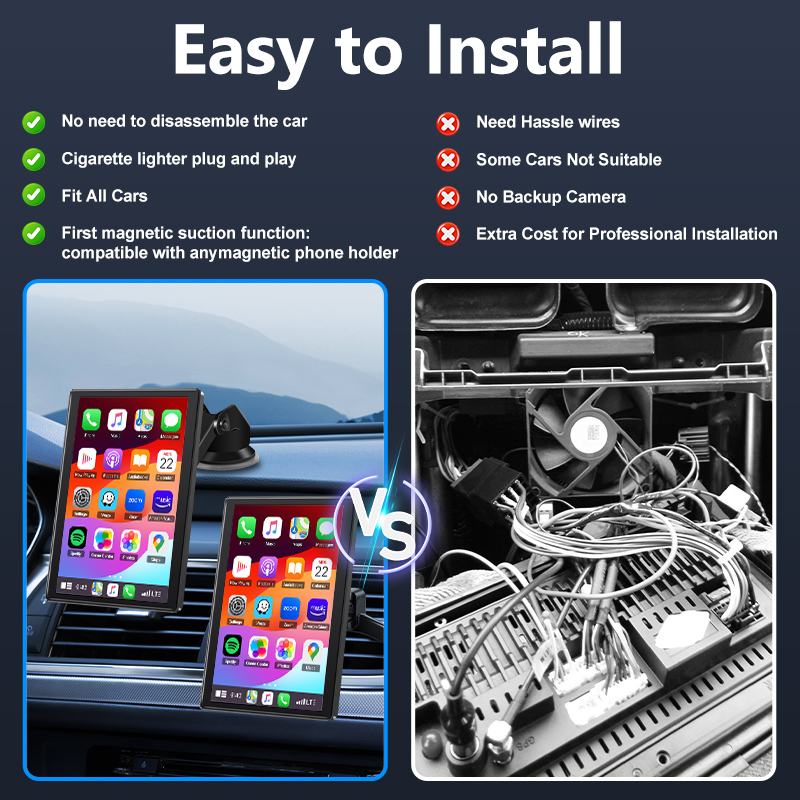7-inch draaibaar CarPlay-scher - Electronics Gadgets For Car recensie en prijs