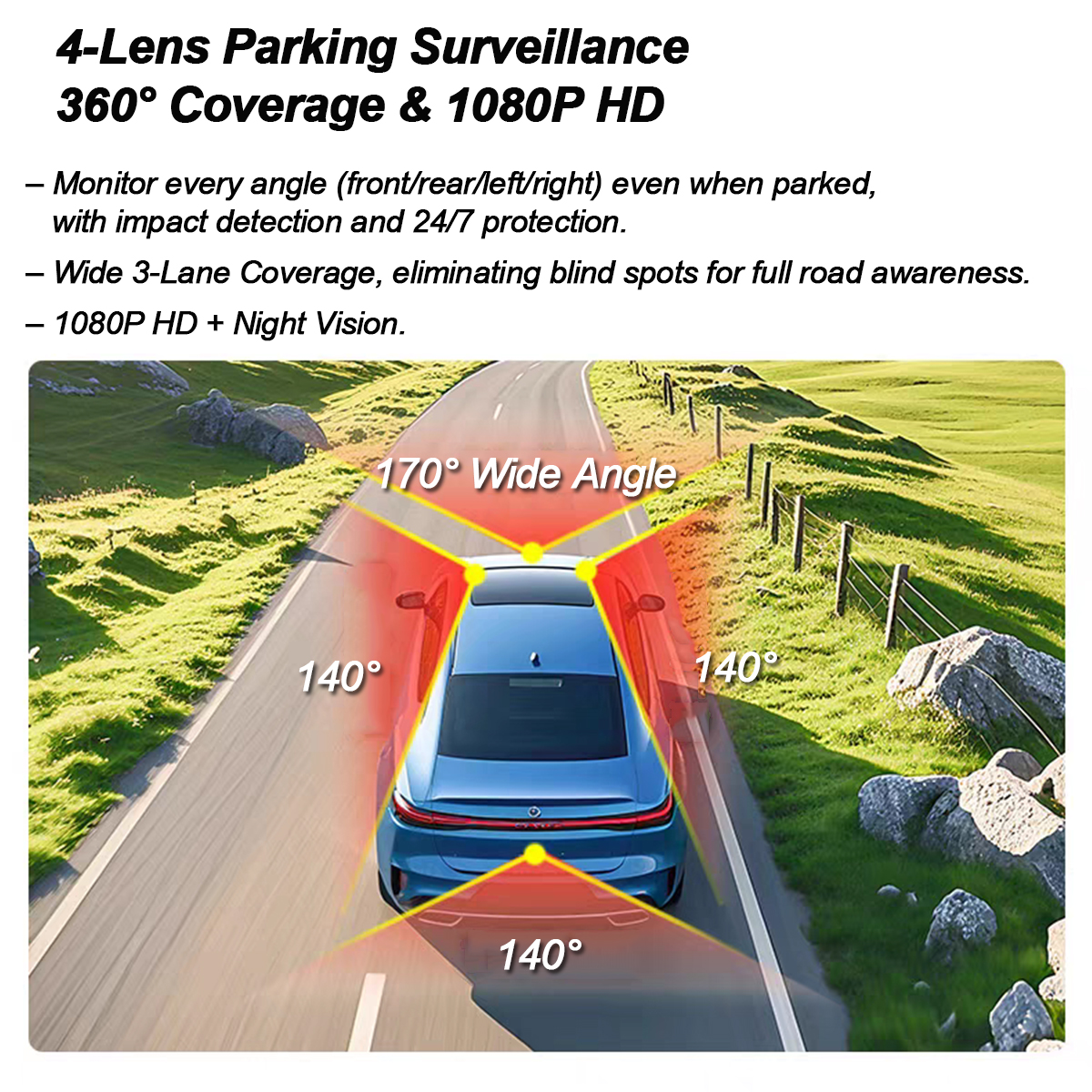 DashCam Auto DVR Videorecorder - Panoramic Dash Cam 360 recensie en prijs
