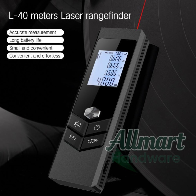 Handheld 40m laser afstandmete - Laser Distance Measure recensie en prijs